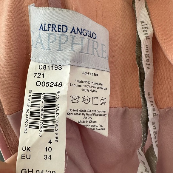 Rose Gold Bridesmaid/Prom/Cocktail Dress - Picture 5 of 14